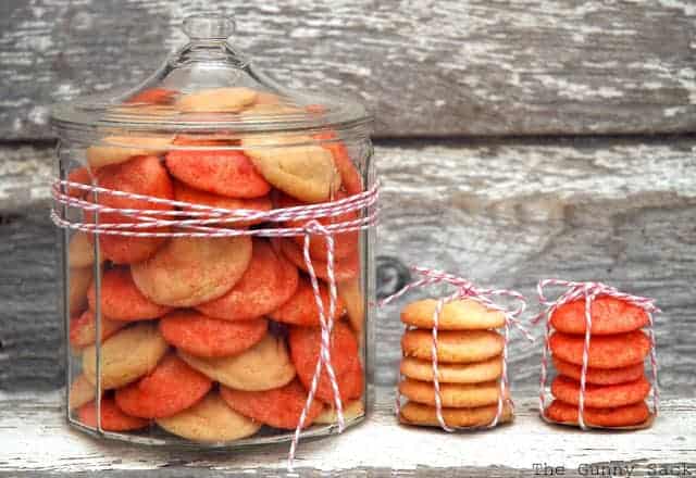 Pink Sugar Cookies In A Jar