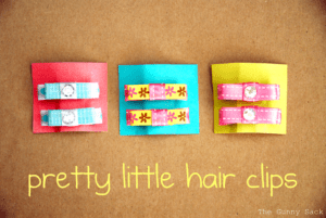 pretty little hair clips.