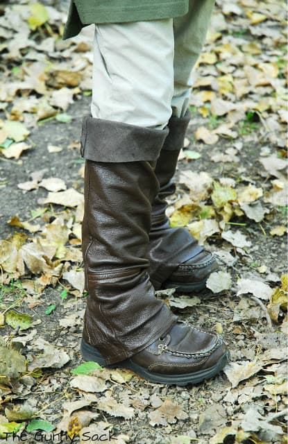 brown zelds costume boots.