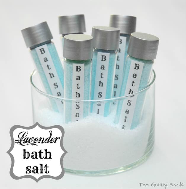test tubes with bath salts inside.