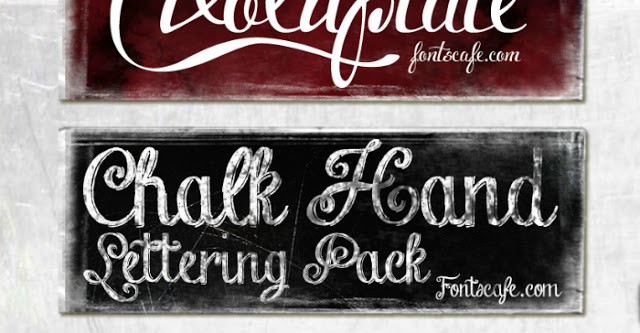 chalk hand font