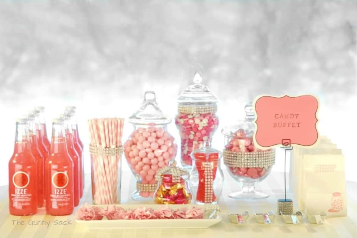 Pink Candy Buffet - Simple Homemade