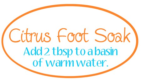 Citrus Foot Soak