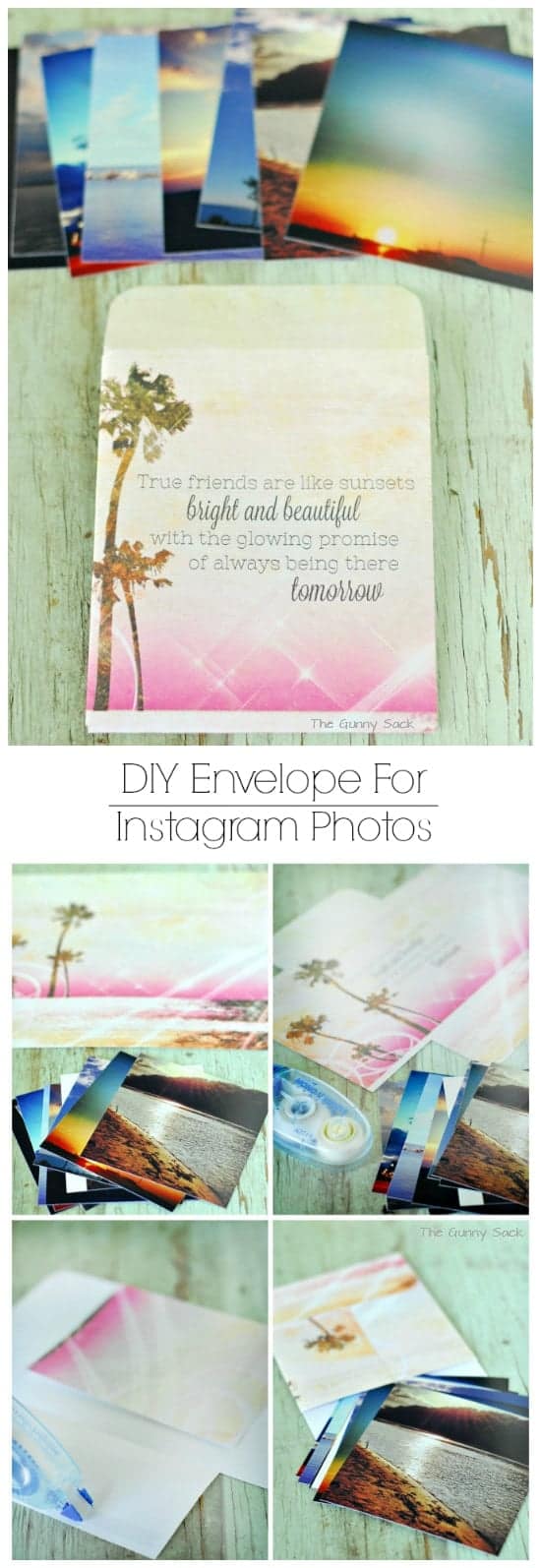 DIY Envelope For Instagram Photos