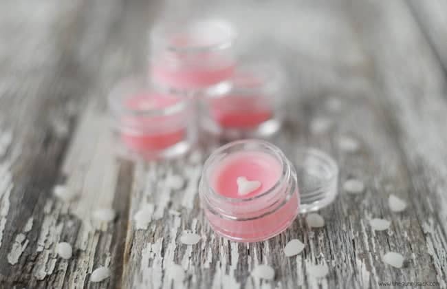 Pink Grapefruit Lip Balm in containers