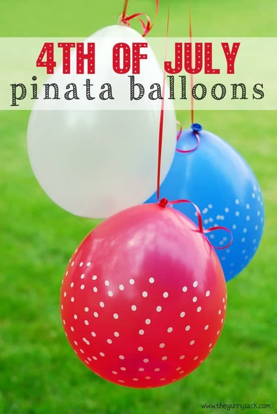 4th of July Pinata Balloons