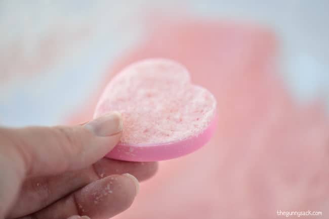 Heart Shaped Bath Bombs