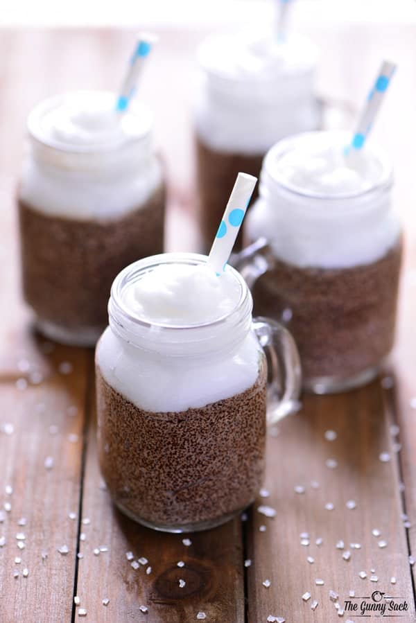 Root Beer Float Sugar Scrub with straw