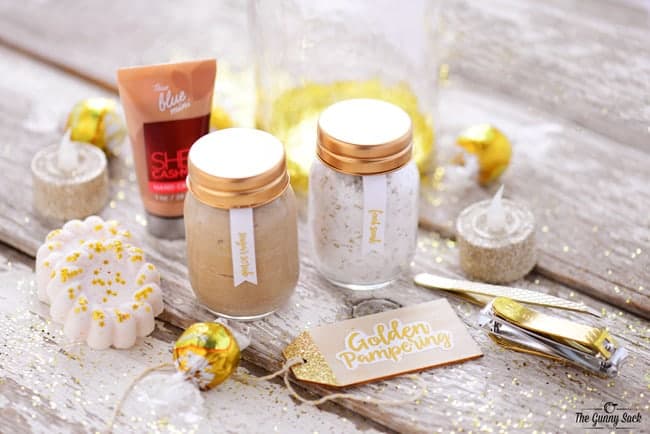 Golden Pampering Jar Supplies