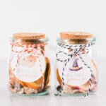 Halloween simmer pot and pumpkin spice simmer pot jars.